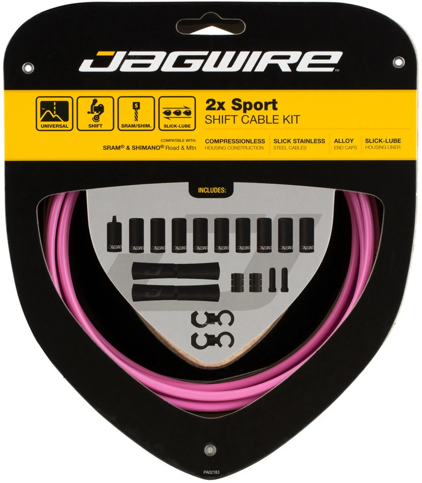 JAGWIRE 2X Sport Schaltzugset