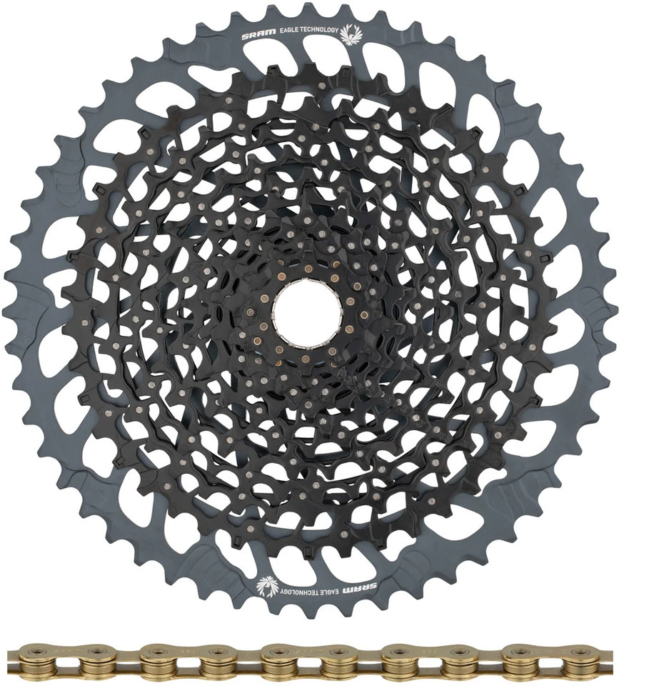 SRAM GX Eagle XG-1275 Kassette + Eagle Kette 12-fach Verschleißset – Bild 7