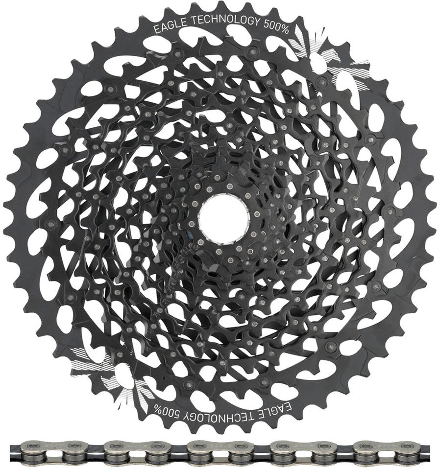 SRAM GX Eagle XG-1275 Kassette + Eagle Kette 12-fach Verschleißset – Bild 12