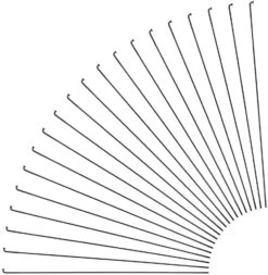 Sapim Race J-Bend Speichen + Nippel - 20 Stück