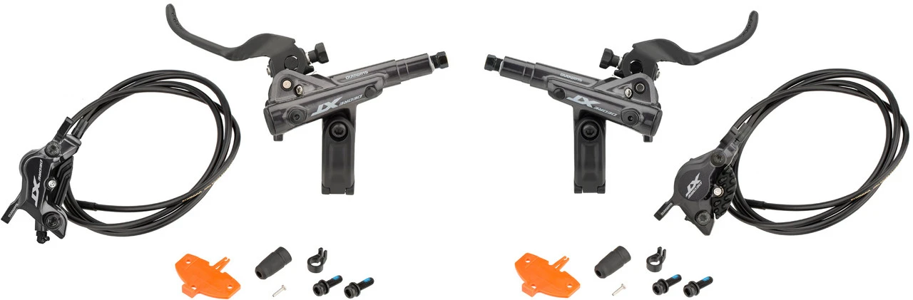 Shimano XT V+h Set Scheibenbremse BR-M8120 / BR-M8100 Mit Metallbelag J-Kit – Bild 13