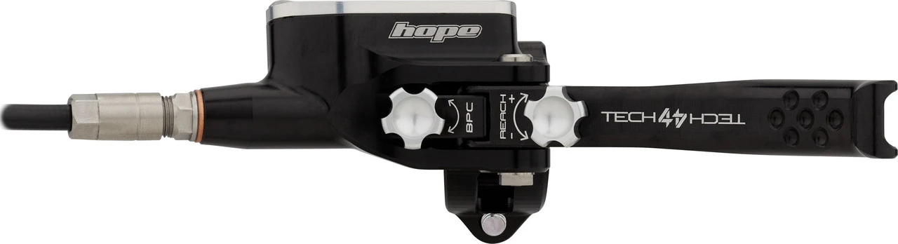 HOPE Tech 4 V4 V+h Set Scheibenbremse Mit Kunststoffleitung – Bild 4