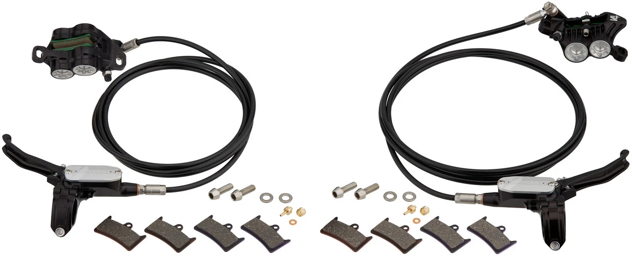 HOPE Tech 4 V4 V+h Set Scheibenbremse Mit Kunststoffleitung – Bild 12